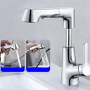 Ver imagem 7 de Torneira Extensivel Gourmet Cozinha Banheiro Pia Bancada Mesa Ducha Dois Jatos Monocomando Articulad