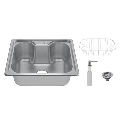 Cuba 50x40 Pia Cozinha Aço Inox 304 com Acessórios Gourmet Premium