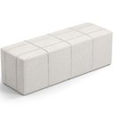 Ver imagem 1 de Puff Decorativo Living Sala de Estar 195 Cm Roma W01 Linho Champagne - lyam