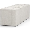 Ver imagem 2 de Puff Decorativo Living Sala de Estar 195 Cm Roma W01 Linho Champagne - lyam