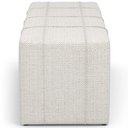 Ver imagem 5 de Puff Decorativo Living Sala de Estar 195 Cm Roma W01 Linho Champagne - lyam
