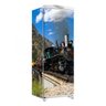Adesivo decorativo Para Geladeira Total (3 pçs) Trem A Vapor Mod4 - 1,50x0,60cm - 1