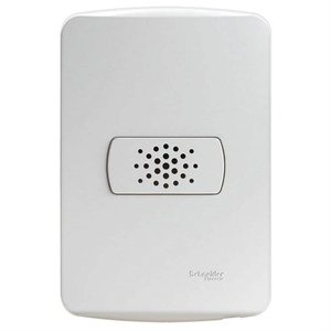 Conjunto Campainha Cigarra Miluz 127 Volts Branco - S3B66870 - SCHNEIDER