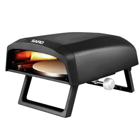 FC40R Assador de Pizza Compacto Italiano Rotativo À Gás Glp 40cm