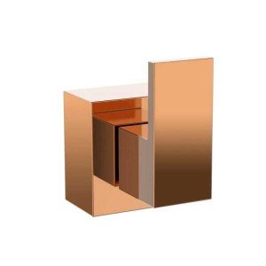 Acabamento Registro Rose Gold Quadrado Base Deca e Docol