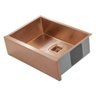 Cuba Inox Avental Farm Sink Fazenda Americana Rose Gold - 1