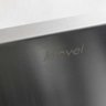 Cuba Pia Inox Quadrada Aço Escovado 550 Preto Fosco - 5