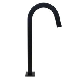 Torneira Bica Alta Banheiro Preto Fosco 1/4 de Volta Tubo - 3 Torneira Bica Alta Banheiro Preto Fosco 1/4 de Volta Tubo - 3