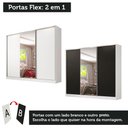 Ver imagem 3 de Guarda-roupa Casal 100% Mdf Madesa Royale 3 Portas de Correr com Espelho