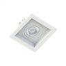 Spot Embutido Quadrado Recuado Par20 Bt 130x130x35mm - 1