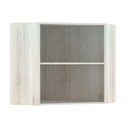 Ver imagem 2 de Armário De Canto Diagonal Luciane 2 Portas Lis Legno Crema