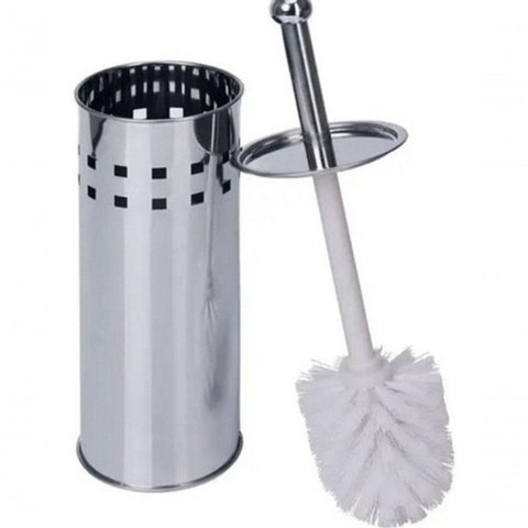 Escova Sanitária Banheiro Limpeza com Suporte em Inox