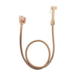 Ducha Higiênica Para Bidê Lavabo Rose Gold Nias Luxo Metal - 1