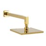 Chuveiro de Parede Ducha Slim Gold Dourado 200x200x100mm - 3