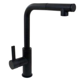 Torneira Misturador Monocomando Gourmet Preto Fosco Extensível - 1 Torneira Misturador Monocomando Gourmet Preto Fosco Extensível - 1