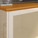 Ver imagem 3 de Rack para Tv até 75'' Pés em Madeira Maciça Darin Off White Cedro Edn Edn Móveis