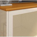 Ver imagem 3 de Rack para Tv até 75'' Pés em Madeira Maciça Darin Off White Cedro Edn Edn Móveis