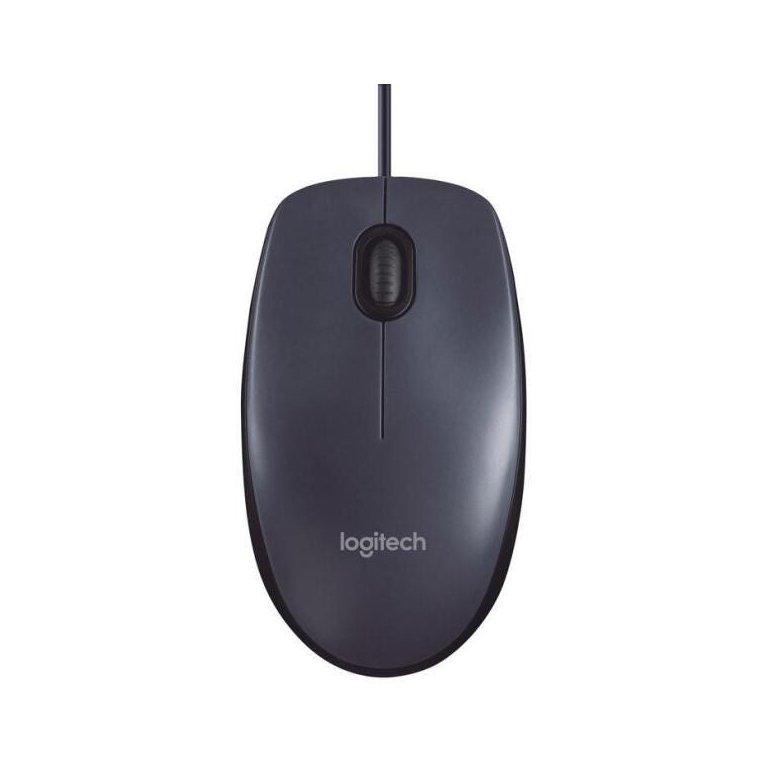 Mouse com Fio Logitech M90, Preto