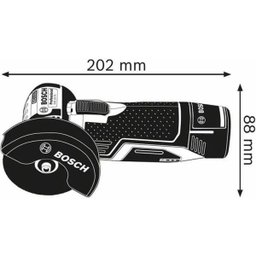 Esmerilhadeira Angular Profissional Bosch à Bateria GWS12V-76, 12 Volts - 3