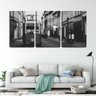 Quadro Decorativo 30x66 pequeno bonde pb na cidade - 2