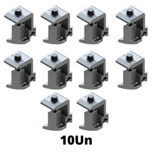 Fixador Grampo Terminal End-Clamp Final Smart Solar Group - com 10Un