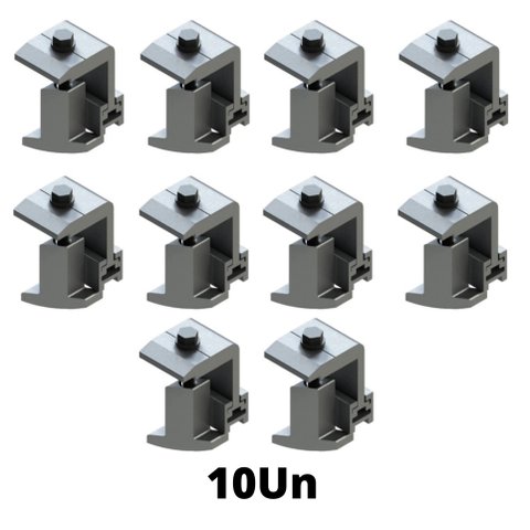 Fixador Grampo Terminal End-Clamp Final Smart Solar Group - com 10Un