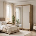 Ver mais imagens de Guarda-Roupa Doha Intense Solteiro com Espelho MDF 2 Portas de Correr Espaçoso Dormitório Elegante: