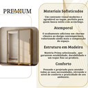 Ver imagem 5 de Guarda-Roupa Doha Intense Solteiro com Espelho MDF 2 Portas de Correr Espaçoso Dormitório Elegante: