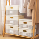 Ver mais imagens de Caixa Organizadora Multiuso com Tampa em Tecido Dobravel P