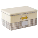 Ver imagem 1 de Caixa Organizadora Multiuso com Tampa em Tecido Dobravel P