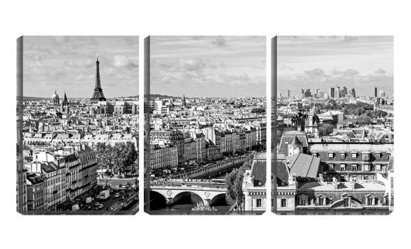 Quadro Decorativo 30x66 tetos de paris pb torre eiffel - 1