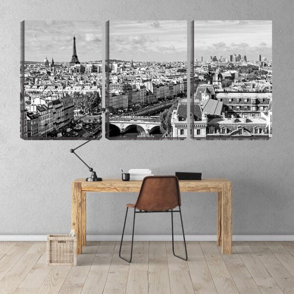 Quadro Decorativo 30x66 tetos de paris pb torre eiffel - 2