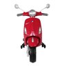 Moto Infantil Vespa Biz Elétrica 12V Bel Brink - Vermelho - 3
