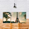 Quadro Decorativo 30x66 torre Eiffel foto vintage - 2