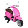 Moto Infantil Vespa Biz Elétrica 12V Bel Brink - Rosa - 2