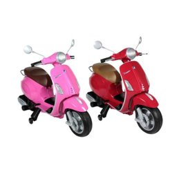 Moto Infantil Vespa Biz Elétrica 12V Bel Brink - Rosa - 1