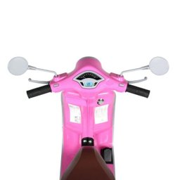 Moto Infantil Vespa Biz Elétrica 12V Bel Brink - Rosa - 5