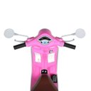 Ver imagem 5 de Moto Infantil Vespa Biz Elétrica 12V Bel Brink - Rosa