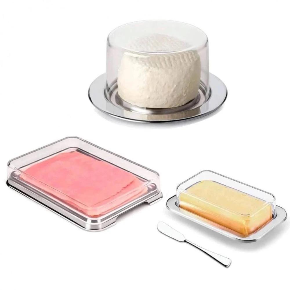 Conjunto Café da Manhã Frios Geladeira Kit Matinal 4 Peças - 4