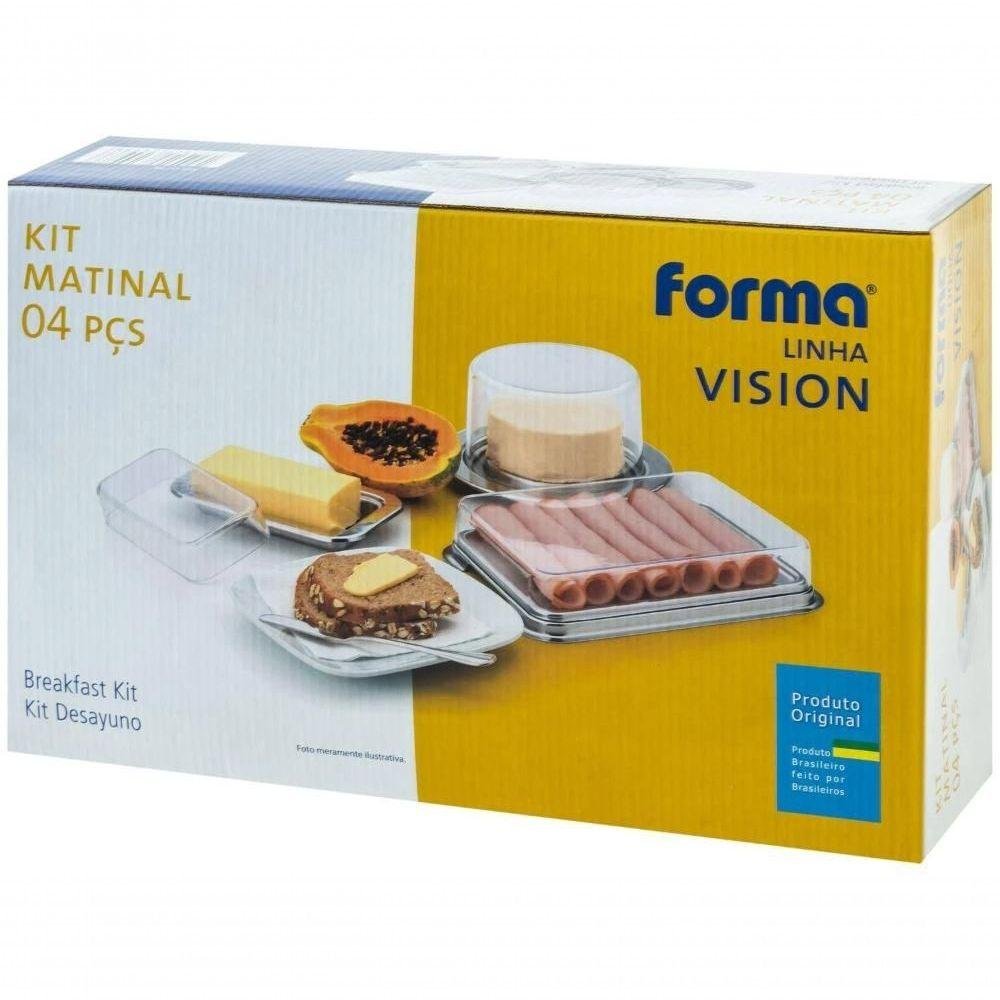 Conjunto Café da Manhã Frios Geladeira Kit Matinal 4 Peças - 7