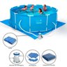 Piscina Estrutural 10.000 litros Redonda 127v + Bomba com Filtro + Lona+ Cobertura Belfix - 2