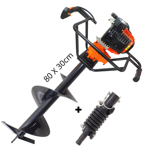 Perfurador de Solo Vulcan VPS520 Ideal Para a Construção Civil Acompanha Broca 80x30cm +