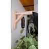 Mão Francesa de Madeira - Suporte para Plantas, Macramê e outros - 20 cm - Acompanha Buchas e Parafu - 1