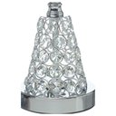 Ver imagem 3 de Abajur Luminária Quarto Sala Mesa de Cabeceira Cristal C/ Led