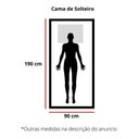 Ver imagem 2 de Cama de Solteiro Maiorca de Madeira Maciça Angelim Pedra/Tauari - Tabaco