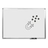 Stalo Quadro Branco Magnético com Moldura de Alumínio Standart 90cm X 60cm - 1