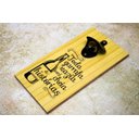 Ver imagem 3 de Abridor Garrafas Parede Frase Histórias Mdf com Imã 25X13 Cm