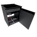 Ver imagem 5 de Tanque Lavanderia 26l Gabinete Mdf Chumbo Suspenso Suporte Torneira de Bancada