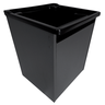 Tanque Lavanderia 26l Gabinete Mdf Chumbo Suspenso Suporte Torneira de Bancada - 7