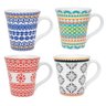 Conjunto de 4 Canecas Tulipas 330ml Oxford Floreal - 1